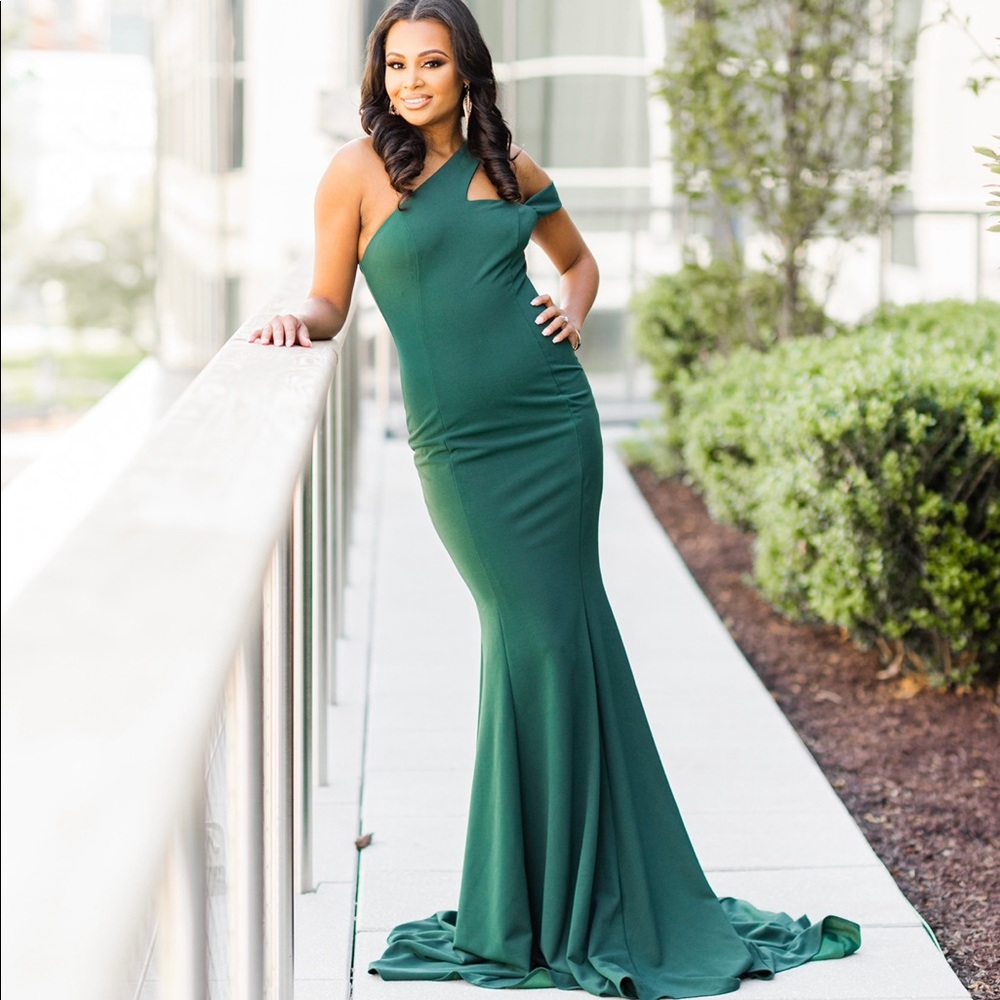 Emerald Green Gown